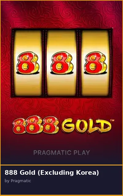 888 Gold  Excluding Korea slot