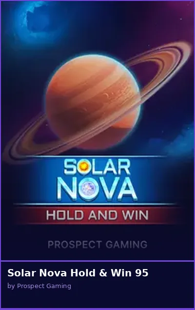 Solar Nova Hold   Win 95 slot