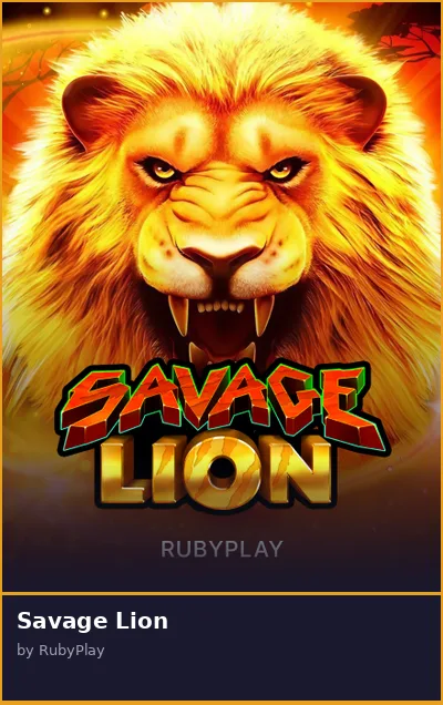 Savage Lion slot
