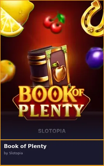 Book of Plenty slot