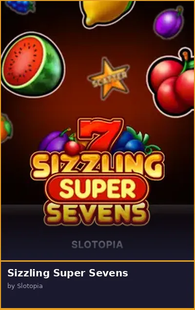 Sizzling Super Sevens slot