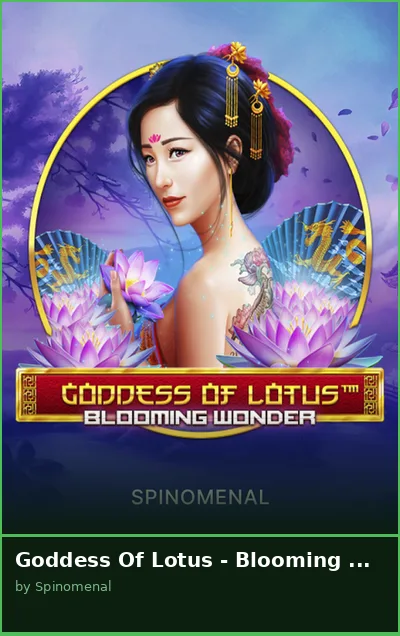 Goddess Of Lotus - Blooming Wonder slot