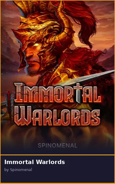 Immortal Warlords slot