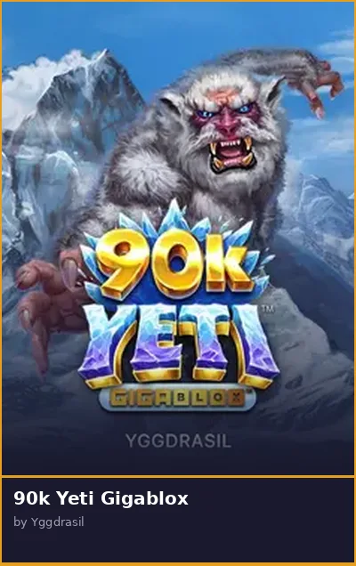 90k Yeti Gigablox slot