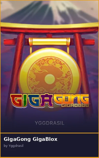 GigaGong GigaBlox slot