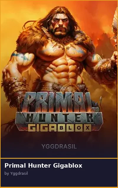 Primal Hunter Gigablox slot